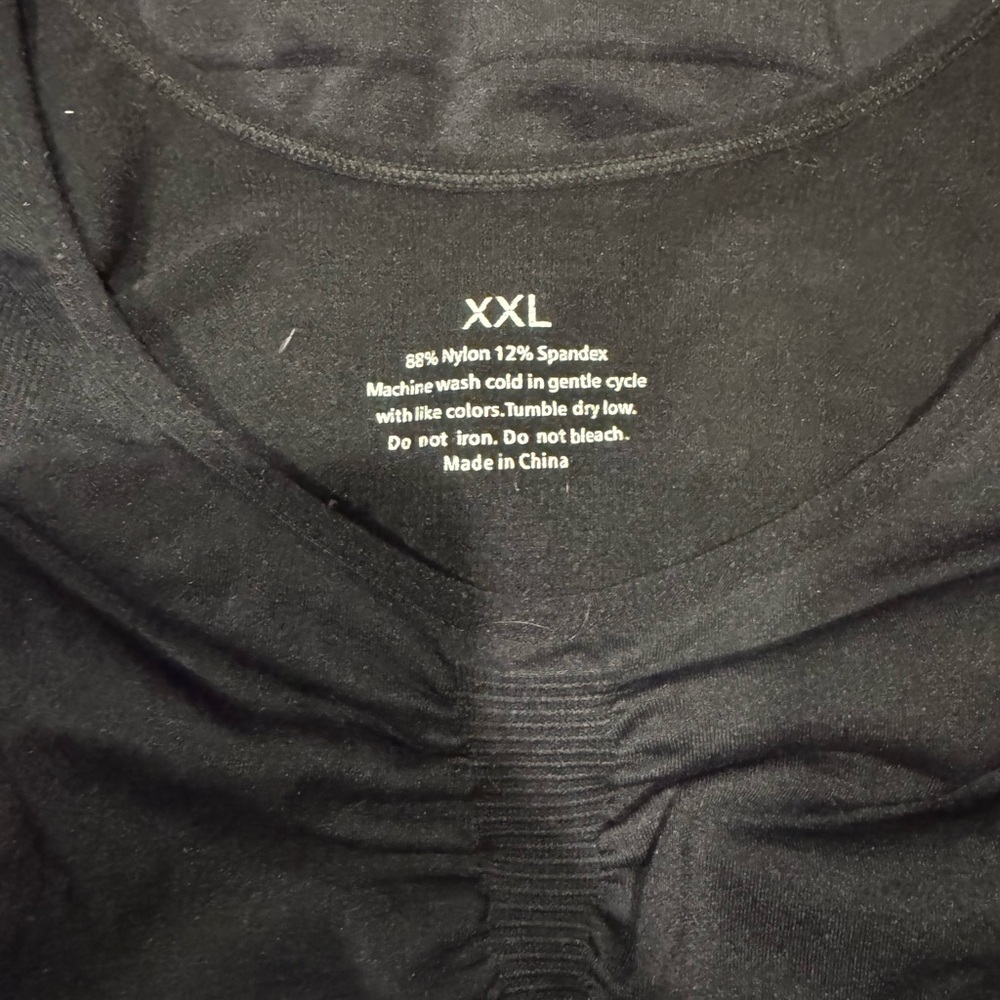 Black Shapewear Top New No Tags